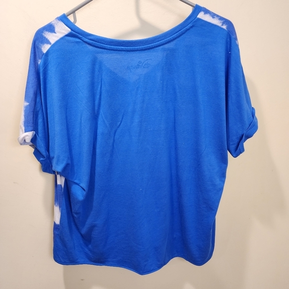 DISNEY women's Tie Dye Lose Crop top size L - Picture 7 of 8